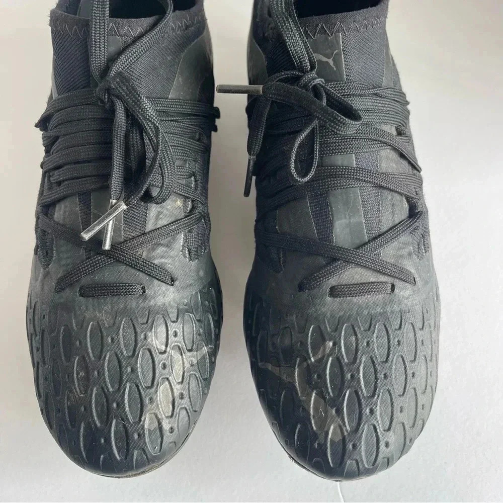 Puma Future 5.3 NETFIT FG/AG Junior (Black/Asphalt) Size 7 - Picture 8 of 10